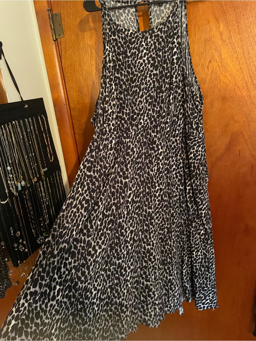 torrid Black & White Leopard Midi Dress